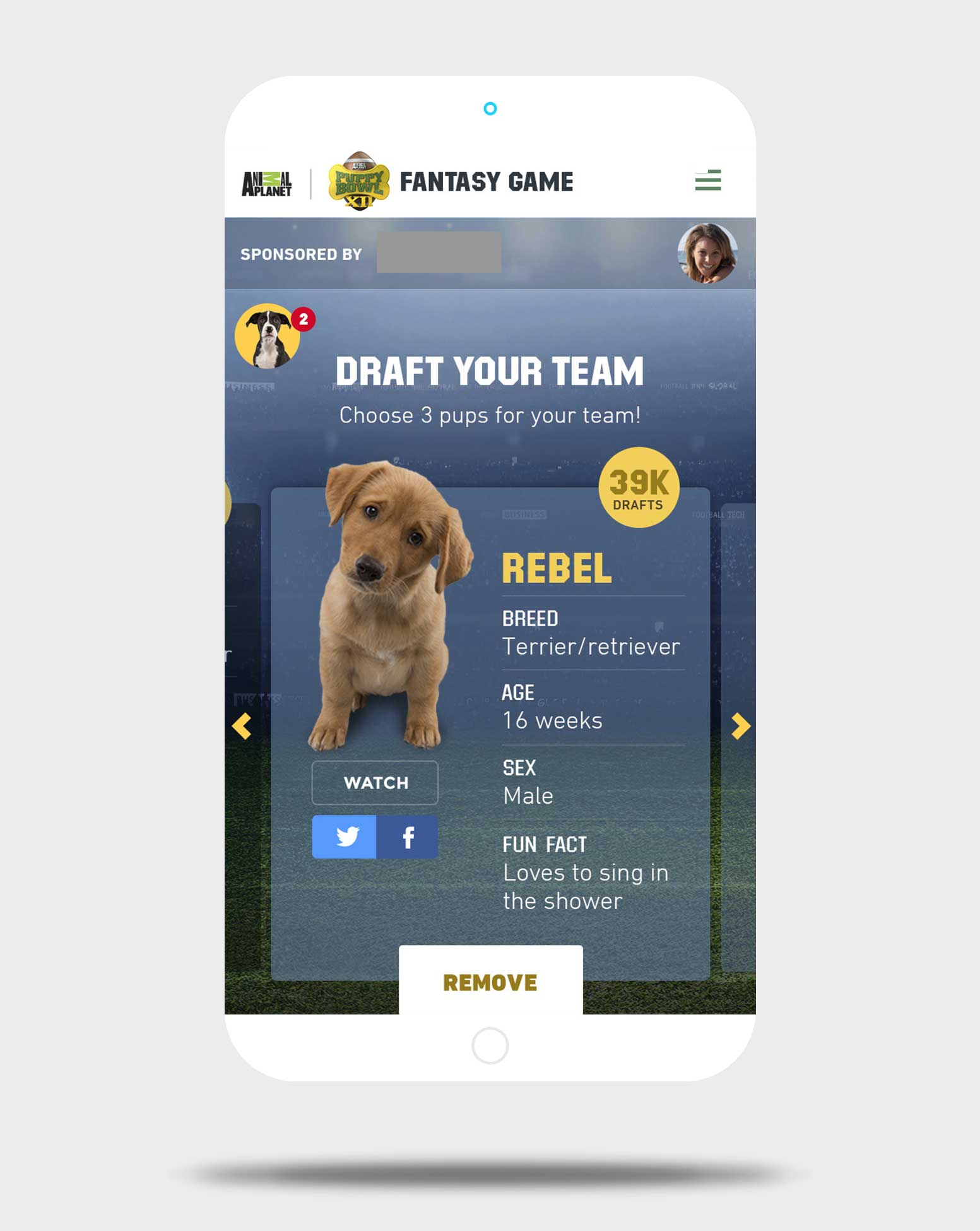 puppy bowl mobile